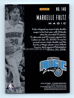 2019 Panini Illusions #148 Markelle Fultz Orlando Magic