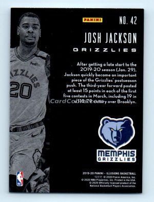 2019 Panini Illusions #42 Josh Jackson Memphis Grizzlies