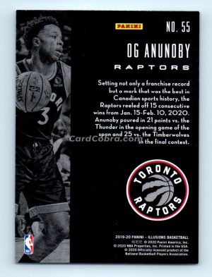 2019 Panini Illusions #55 OG Anunoby Toronto Raptors