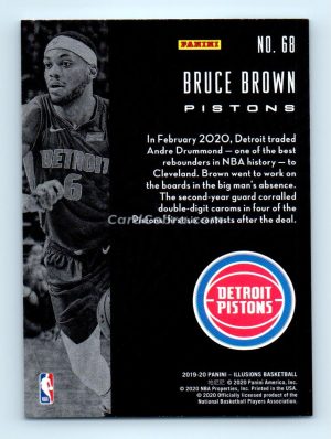 2019 Panini Illusions #68 Bruce Brown Detroit Pistons