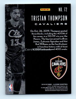 2019 Panini Illusions #72 Tristan Thompson Cleveland Cavaliers