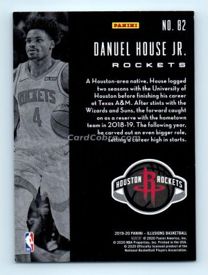 2019 Panini Illusions #82 Danuel House Jr. Houston Rockets