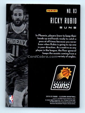 2019 Panini Illusions #83 Ricky Rubio Phoenix Suns