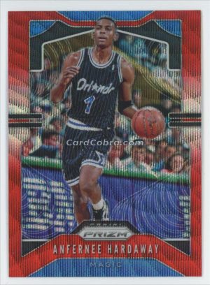 2019 Panini Prizm #12 Anfernee Hardaway Red Wave Orlando Magic