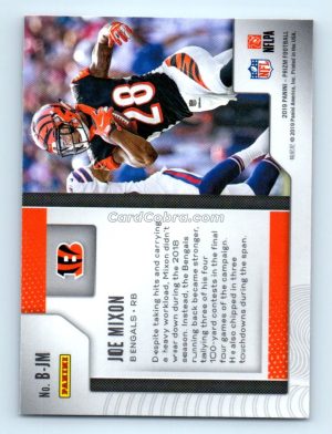 2019 Panini Prizm #B-JM Joe Mixon Cincinnati Bengals