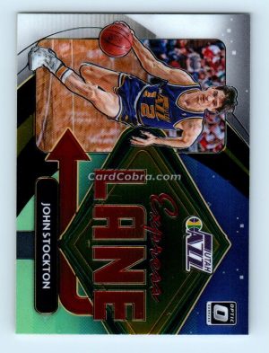 2020 Donruss Optic Express Lane #2 John Stockton Utah Jazz