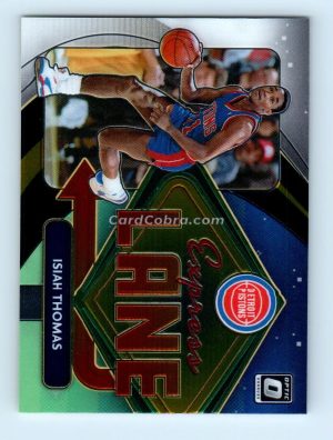 2020 Donruss Optic Express Lane #21 Isiah Thomas Detroit Pistons