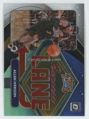 2020 Donruss Optic Fast Lane #9 Allen Iverson Philadelphia 76ers