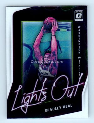 2020 Donruss Optic Lights Out #2 Bradley Beal Washington Wizards/Golden State Warriors