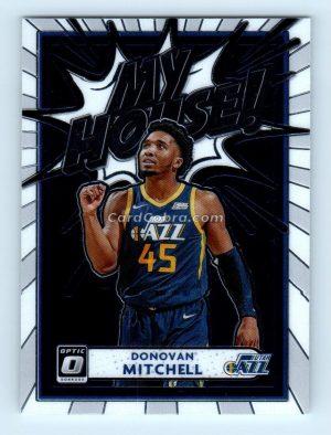 2020 Donruss Optic My House #10 Donovan Mitchell Utah Jazz