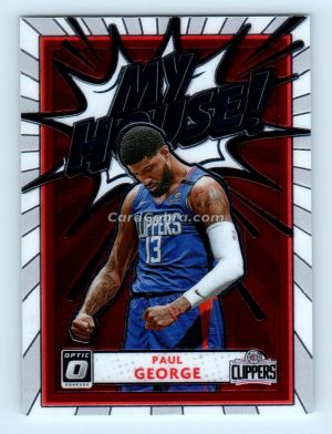 2020 Donruss Optic My House #11 Paul George Los Angeles Clippers