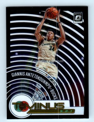 2020 Donruss Optic T-Minus 3 2 1 #15 Giannis Antetokounmpo Milwaukee Bucks