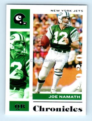 2020 Panini Chronicles #75 Joe Namath New York Jets