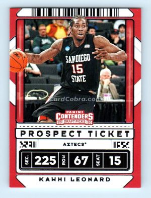 2020 Panini Contenders Draft Picks #18 Kawhi Leonard San Diego State