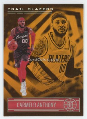 2020 Panini Illusions #55 Carmelo Anthony Orange Portland Trailblazers