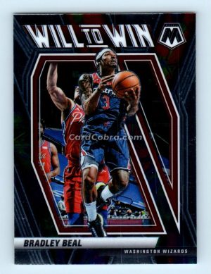 2020 Panini Mosaic Will to Win #5 Bradley Beal Washington Wizards