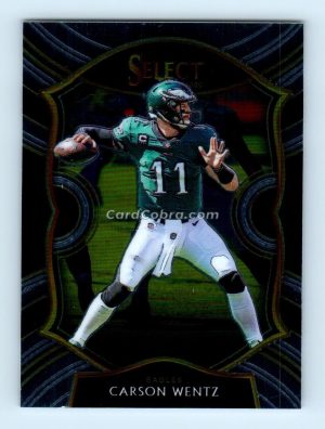 2020 Panini Select #17 Carson Wentz Philadelphia Eagles