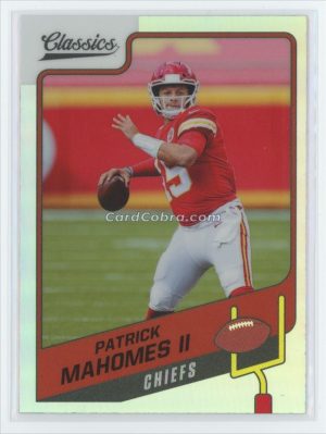 2021 Panini Classics Premium Edition Silver Holo #91 Patrick Mahomes II Kansas City Chiefs