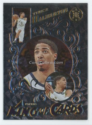 2021 Panini Illusions King of Cards #24 Tyrese Haliburton Sacramento Kings