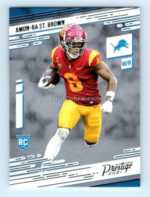 2021 Panini Prestige #234 Amon-Ra St. Brown Detroit Lions Rookie Card