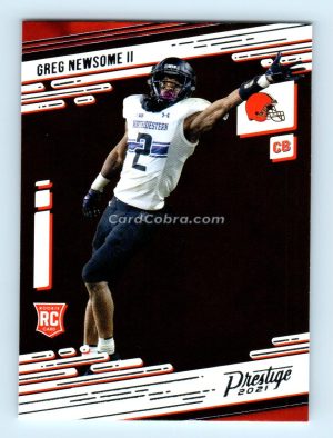 2021 Panini Prestige #263 Greg Newsome II Cleveland Browns Rookie Card