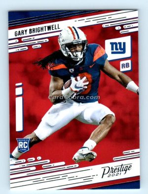 2021 Panini Prestige #290 Gary Brightwell New York Giants Rookie Card