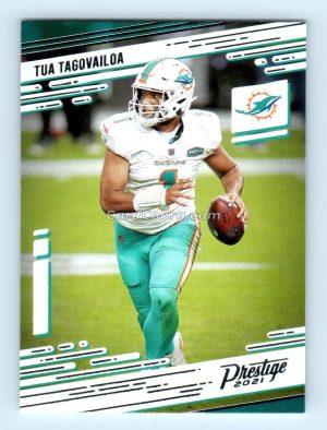 2021 Panini Prestige #65 Tua Tagovailoa Miami Dolphins