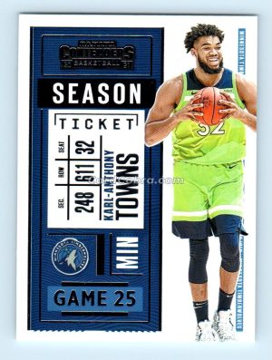 2021 Panini Prizm Draft Picks #67 Karl-Anthony Towns Kentucky Wildcats