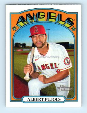 2021 Topps Heritage #189 Albert Pujols Los Angeles Angels