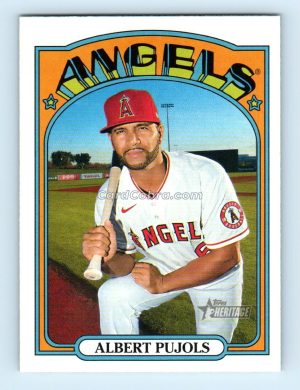 2021 Topps Heritage #189 Albert Pujols Los Angeles Angels