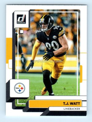 2022 Donruss #221 T.J. Watt Pittsburgh Steelers