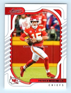 2022 Panini Absolute #38 Patrick Mahomes II Kansas City Chiefs