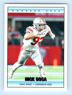 2022 Panini Chronicles Draft Picks Donruss Retro #15 Nick Bosa Ohio State Buckeyes