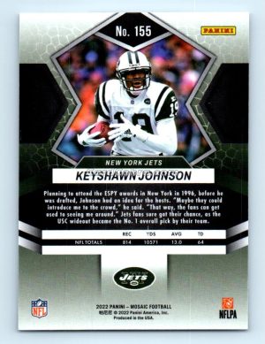 2022 Panini Mosaic #155 Keyshawn Johnson New York Jets