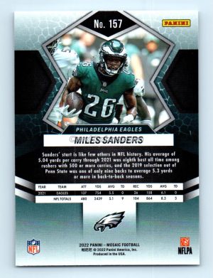 2022 Panini Mosaic #157 Miles Sanders Philadelphia Eagles