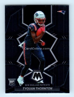 2022 Panini Mosaic #336 Tyquan Thornton New England Patriots Rookie Card