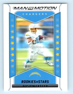 2022 Panini Rookies &  Man in Motion #MM-5 Austin Ekeler Los Angeles Chargers