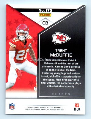 2022 Panini Rookies & Stars #175 Trent McDuffie Kansas City Chiefs