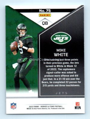 2022 Panini Rookies & Stars #75 Mike White New York Jets