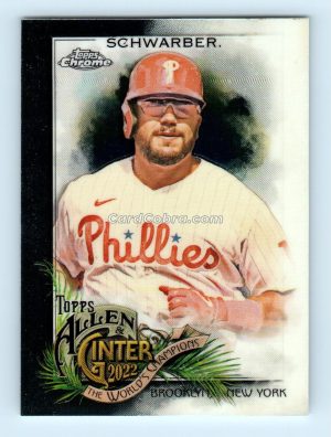 2022 Topps Allen & Ginter Chrome #131 Kyle Schwarber Philadelphia Phillies