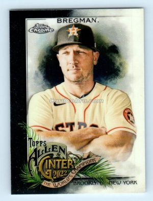 2022 Topps Allen & Ginter Chrome #8 Alex Bregman Houston Astros