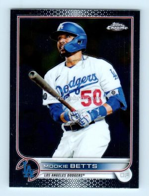 2022 Topps Chrome #100 Mookie Betts Los Angeles Dodgers