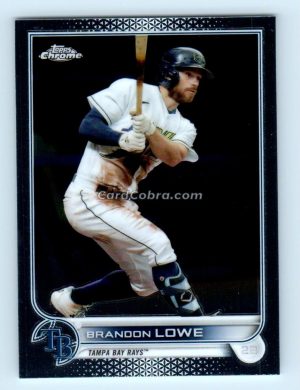 2022 Topps Chrome #107 Brandon Lowe Tampa Bay Rays