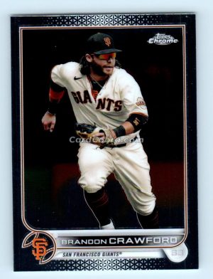 2022 Topps Chrome #115 Brandon Crawford San Francisco Giants