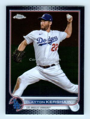 2022 Topps Chrome #183 Clayton Kershaw Los Angeles Dodgers