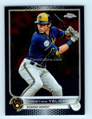 2022 Topps Chrome #210 Christian Yelich Milwaukee Brewers