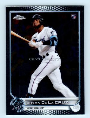 2022 Topps Chrome #216 Bryan De La Cruz Miami Marlins Rookie Card