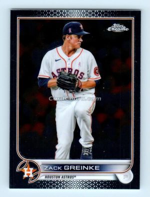 2022 Topps Chrome #5 Zack Greinke Houston Astros