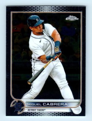 2022 Topps Chrome #96 Miguel Cabrera Detroit Tigers